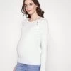 Nursing - Button Opening - Jersey De Punto - White