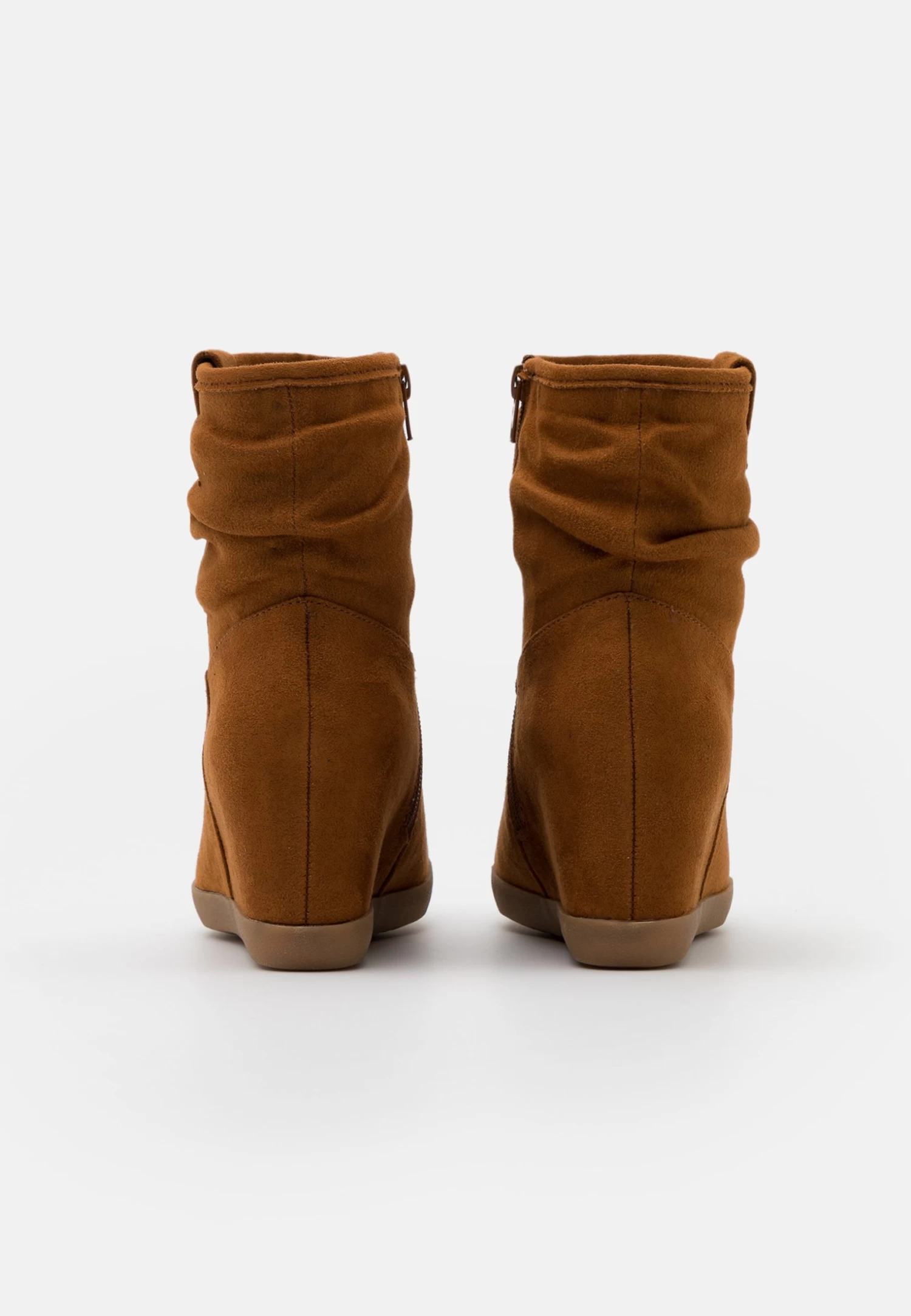Anna Field Winter Boot - Botines De Cuña - Cognac 6 Anna Field Winter Boot - Botines De Cuña - Cognac - Imagen 4