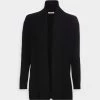 Anna Field Ribbed Fold Collar - Chaqueta De Punto - Black -Anna Field 0aab0075d5504adf9fd8b467b74892ed
