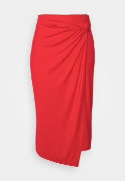 Anna Field Front Knot Midi Skirt - Falda De Tubo - Red 14 Anna Field Front Knot Midi Skirt - Falda De Tubo - Red -Anna Field 0ab85f809b7e4081986dbd9b6f8d2ea7