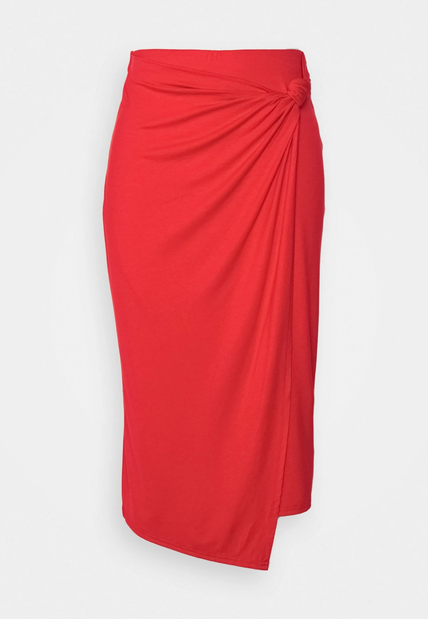Anna Field Front Knot Midi Skirt - Falda De Tubo - Red 8 Anna Field Front Knot Midi Skirt - Falda De Tubo - Red - Imagen 6