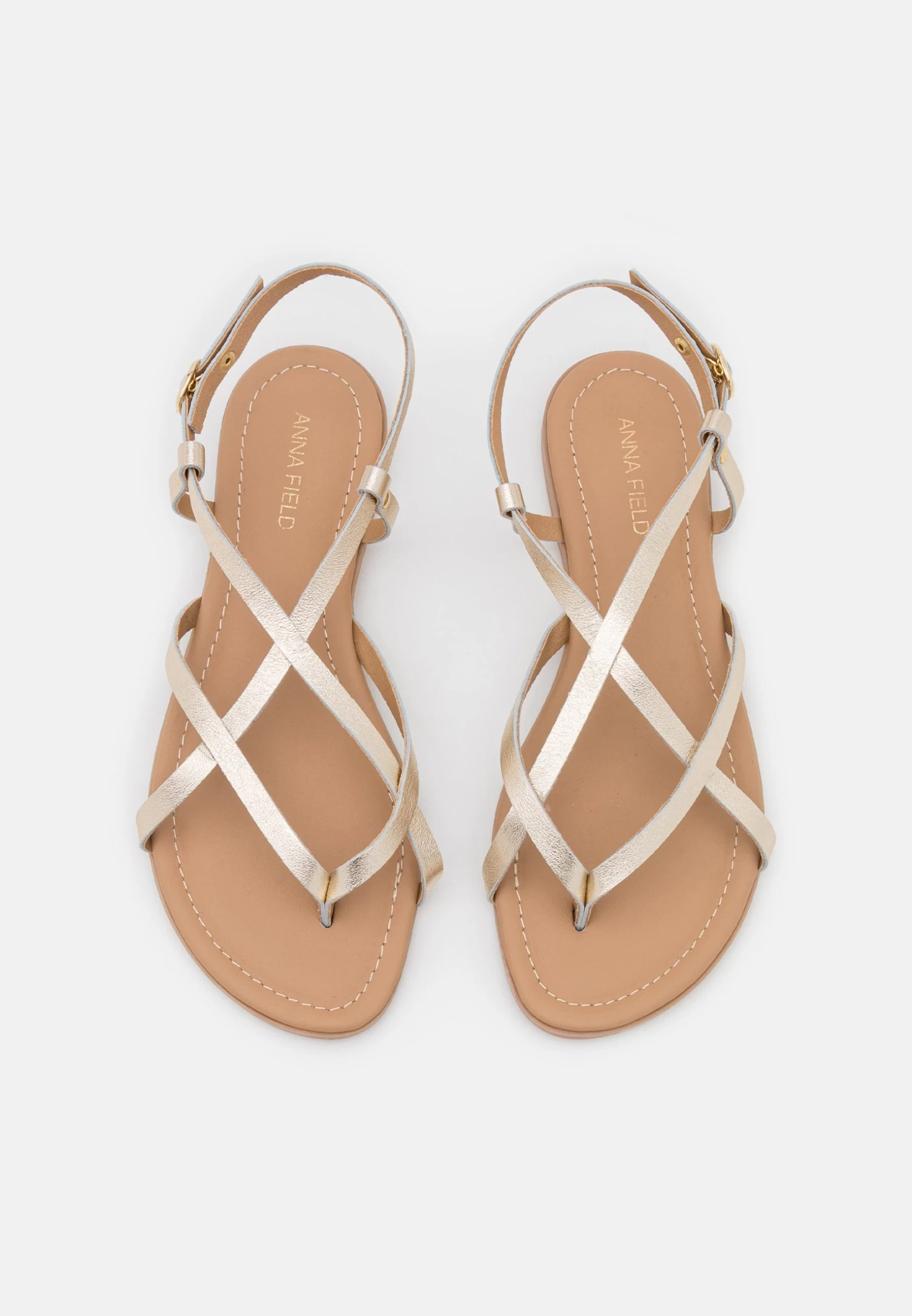 Anna Field Leather- Sandalias De Dedo - Gold 8 Anna Field Leather- Sandalias De Dedo - Gold - Imagen 6