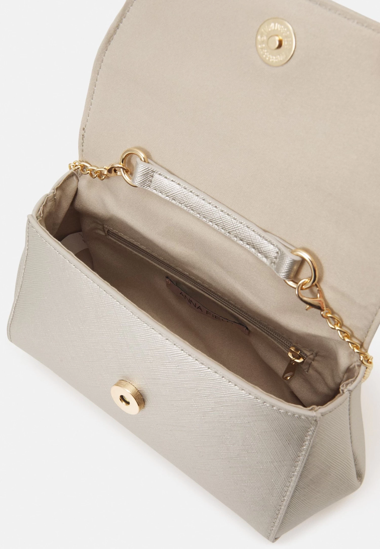 Anna Field Clutch - Gold-Coloured 5 Anna Field Clutch - Gold-Coloured - Imagen 3