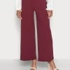 Anna Field Pantalones - Dark Red -Anna Field 1037ff0d88414ab8953242f4b592056a
