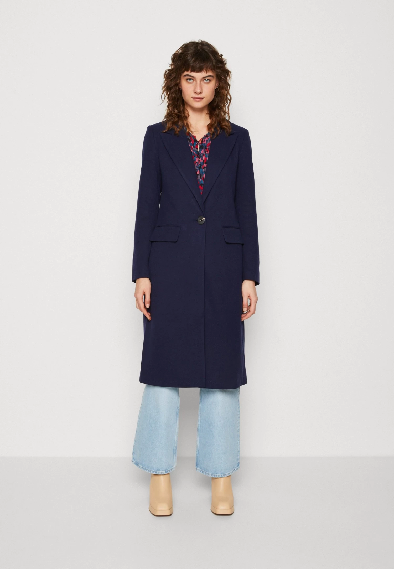 Anna Field Abrigo Clásico - Dark Blue 3 Anna Field Abrigo Clásico - Dark Blue
