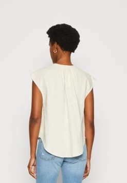 Anna Field Linen-Mix Shirt - Camiseta Estampada - Beige -Anna Field 1c54f213841944ff9351103cefea971f