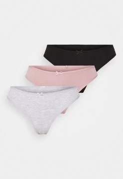 Anna Field Georgina 3 Pack- Tanga - Black/White/Pink -Anna Field 1dc7bd65e67b45feb565063261ef3eb6