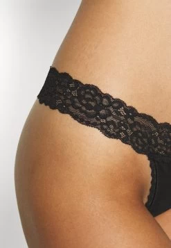 Anna Field 10Pp Cotton And Lace Thong - Tanga - Black -Anna Field 1e3643c56d2f40289953e14d52bb3ace