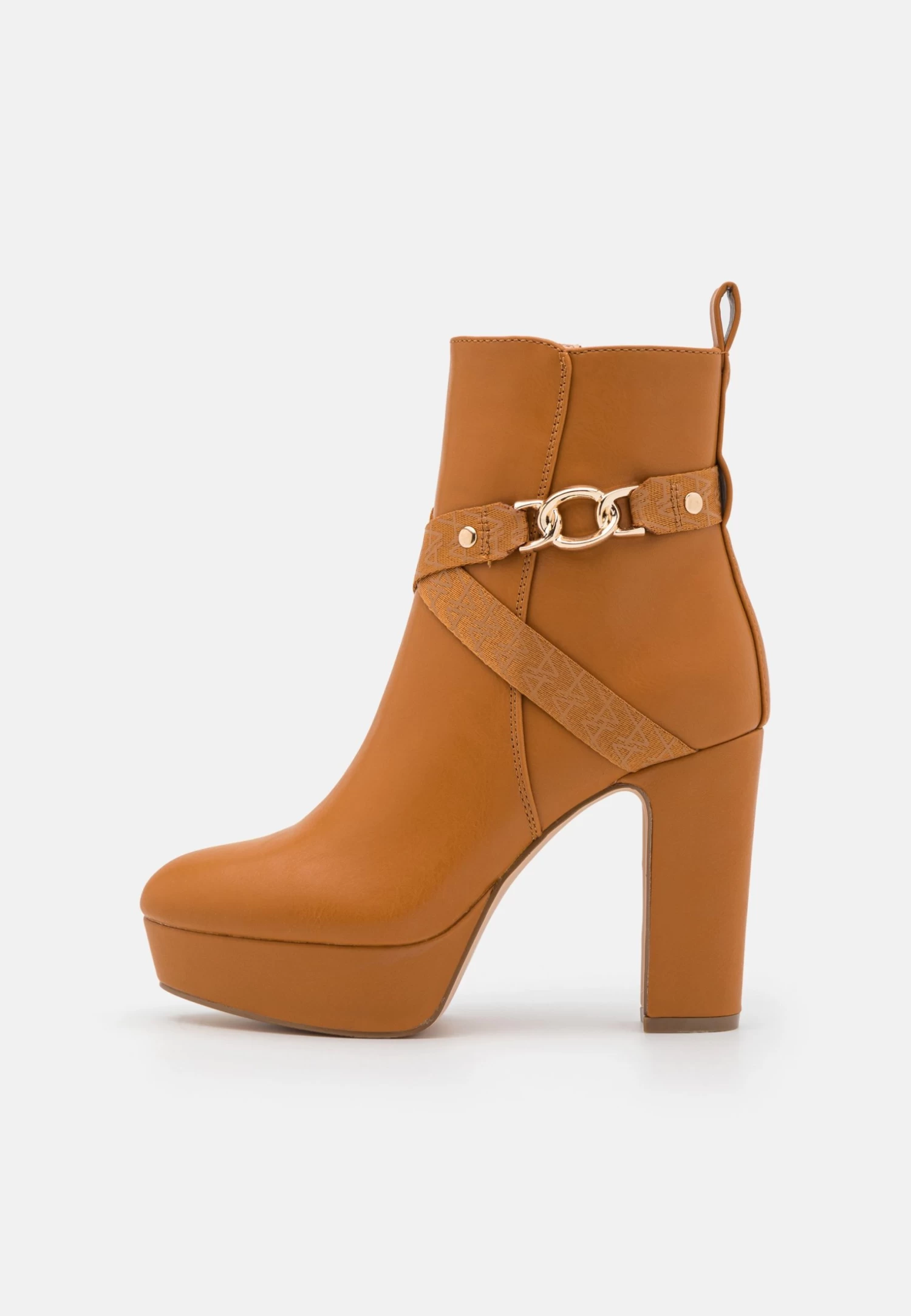 Anna Field Botines Con Plataforma - Cognac 4 Anna Field Botines Con Plataforma - Cognac - Imagen 2