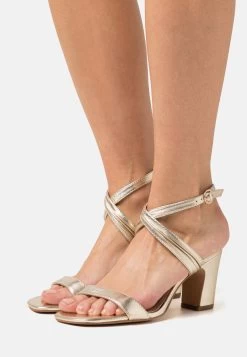 Anna Field Leather- Sandalias De Tacón - Gold-Coloured