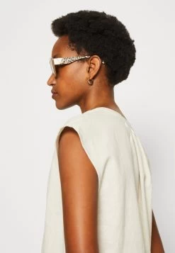 Anna Field Linen-Mix Shirt - Camiseta Estampada - Beige -Anna Field 2fb36661147a41f894f1c22c9eb9fce0