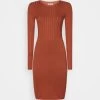 Anna Field Crew Ausschnitt Ripp Top Bodycon Mini Strickkleid - Vestido De Tubo - Brown -Anna Field 38de2f6e35c644b49d1c8060d1e77df3