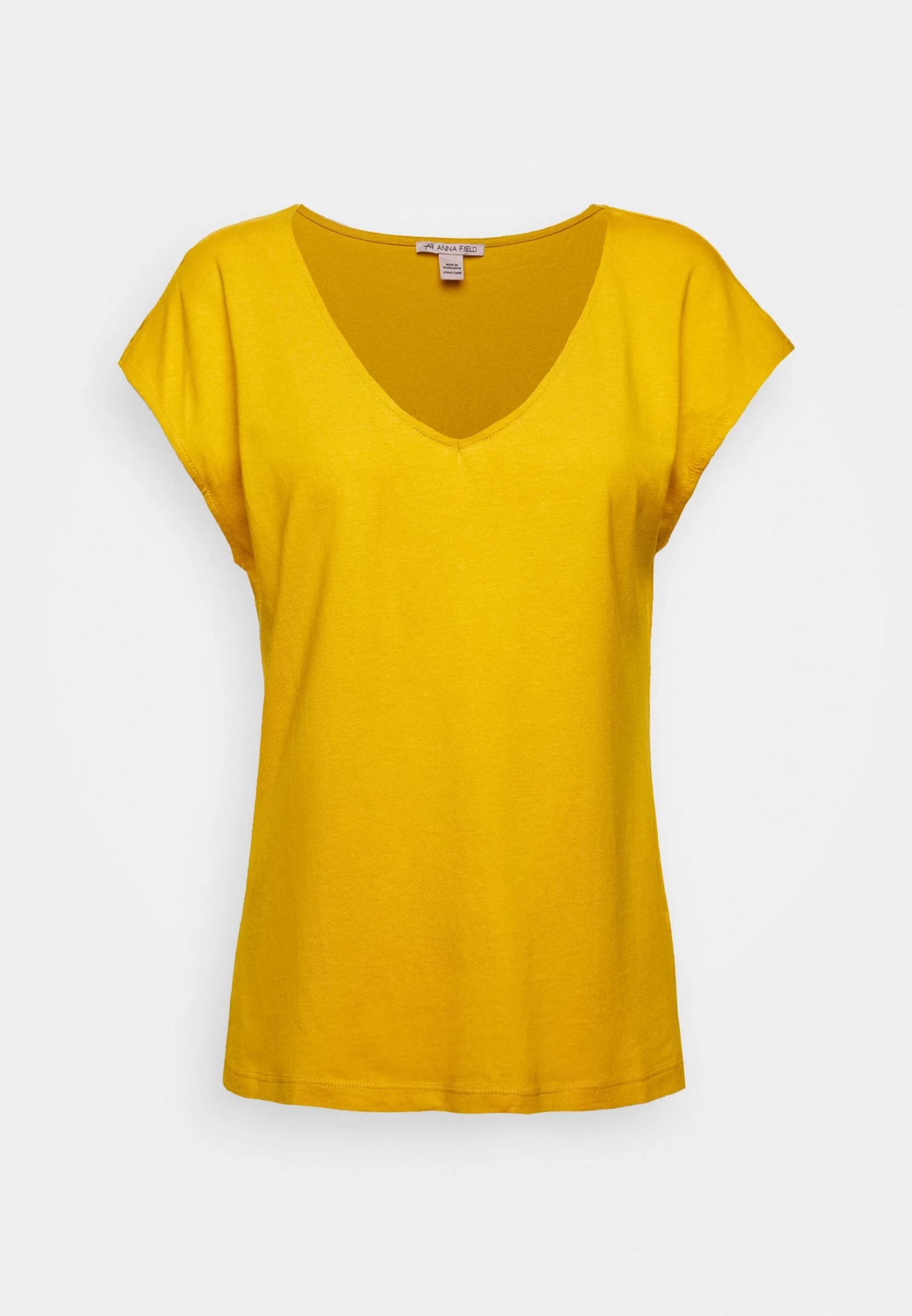 Anna Field Camiseta Básica - Golden Yellow 8 Anna Field Camiseta Básica - Golden Yellow - Imagen 6