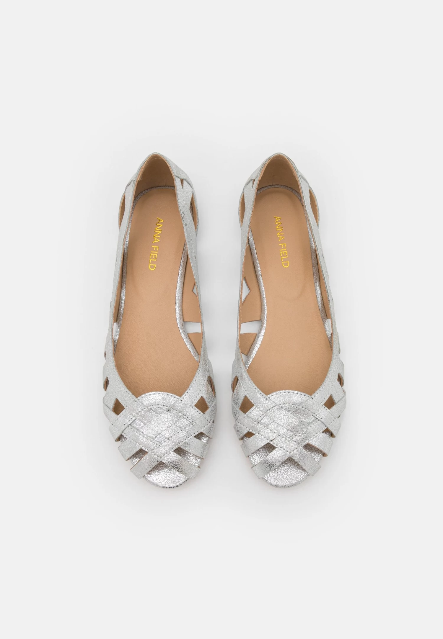 Anna Field Leather - Bailarinas Peeptoe - Silver 8 Anna Field Leather - Bailarinas Peeptoe - Silver - Imagen 6
