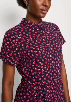 Anna Field Vestido Camisero - Dark Blue/Red -Anna Field 4351b6c752f44c6385e047615e10a7fc