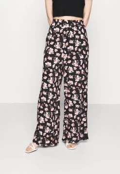 Summer Wide Legs- Pantalones - Black