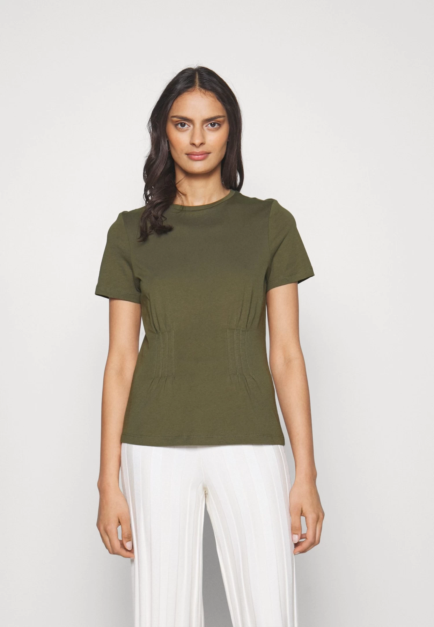 Anna Field Camiseta Básica - Khaki 3 Anna Field Camiseta Básica - Khaki