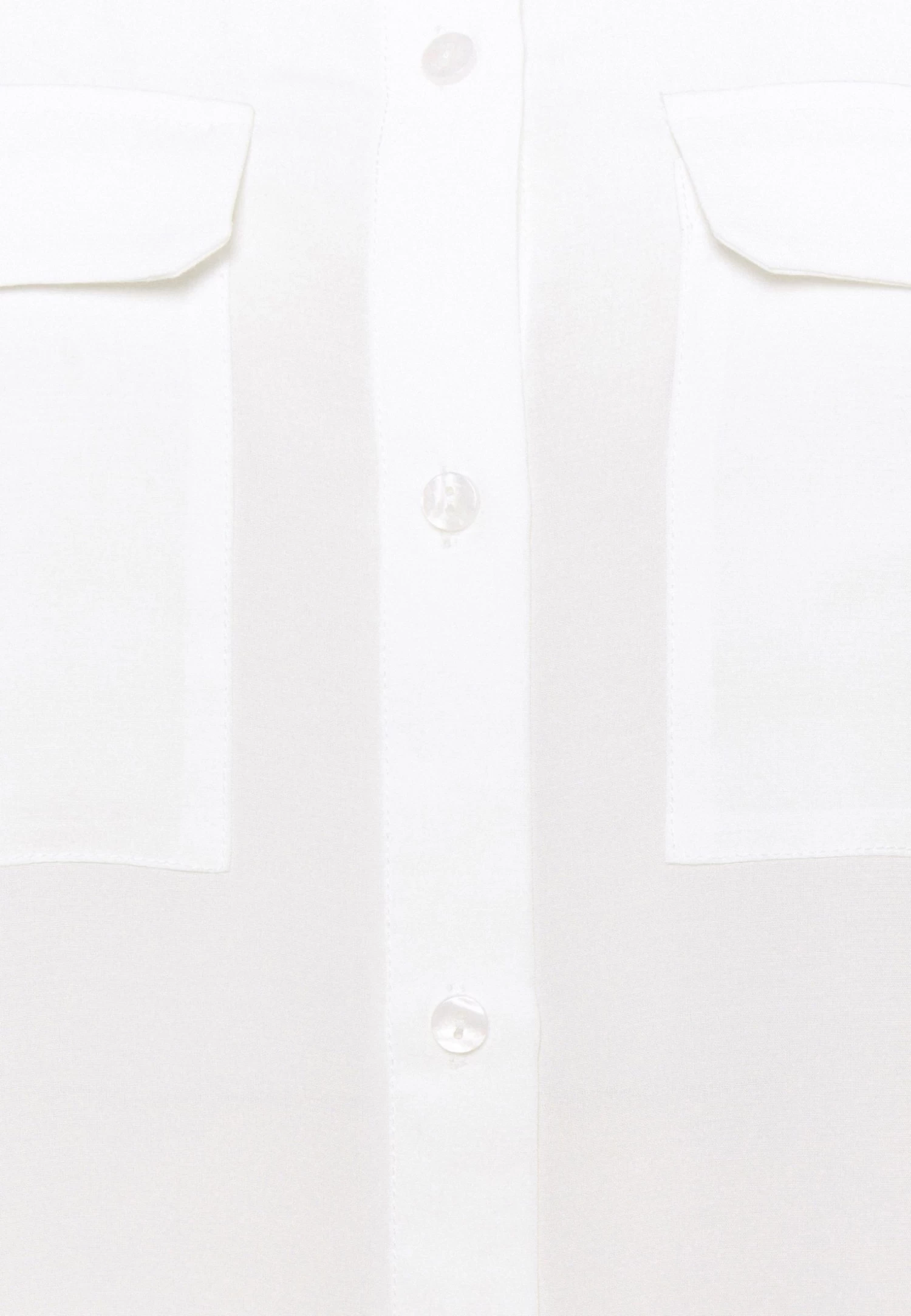 Anna Field Basic Blouse With Front Pockets - Camisa - Offwhite 9 Anna Field Basic Blouse With Front Pockets - Camisa - Offwhite - Imagen 7
