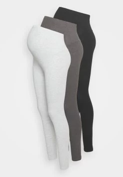 3 Pack - Leggings - Black/Mottled Light Grey/Mottled Dark Grey -Anna Field 56f75139b3584cc78536c058617bd5ec