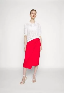 Anna Field Front Knot Midi Skirt - Falda De Tubo - Red 13 Anna Field Front Knot Midi Skirt - Falda De Tubo - Red -Anna Field 5700a7cc5020448db886e59540152e63