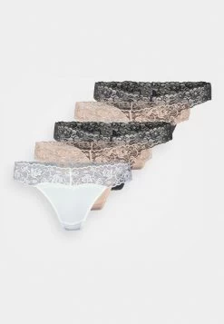 Anna Field 5 Pack - Tanga - White/Nude -Anna Field 57cec8f7d23a45c7b789290c00c6c2e3