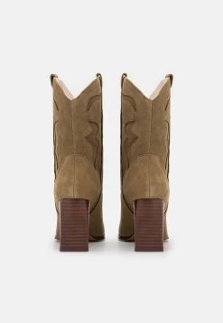 Anna Field Leather - Botines Camperos - Khaki -Anna Field 596933fd169245fa8291e7ca7a56aa89