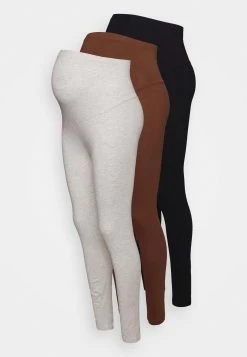 3 Pack - Leggings - Black/Brown/Off-White 16 3 Pack - Leggings - Black/Brown/Off-White -Anna Field 59fb4cc76c064e59b29c7d9c4fd26b3e