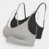Anna Field Maternity Seamless Bra 2 Pack - Top - Grey/Black