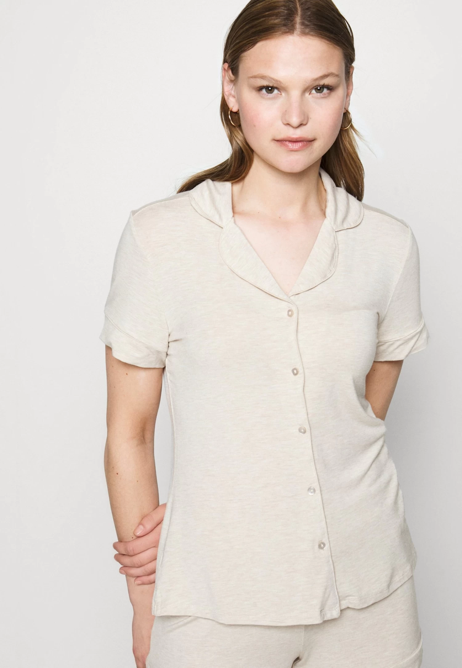 Anna Field Button Through Pj Set- Pijama - Beige 6 Anna Field Button Through Pj Set- Pijama - Beige - Imagen 4