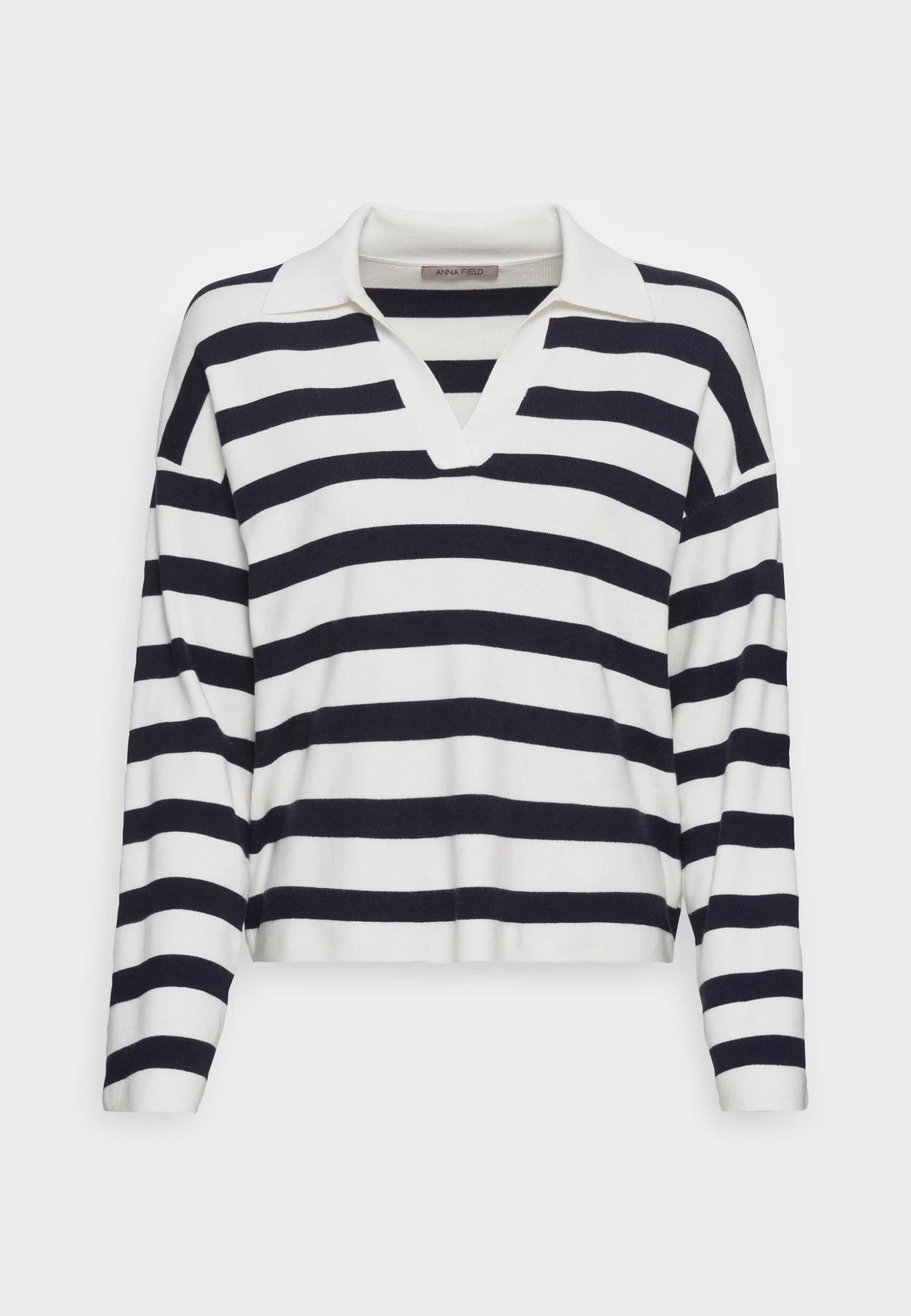 Anna Field Jersey De Punto - Off-White/Dark Blue 3 Anna Field Jersey De Punto - Off-White/Dark Blue