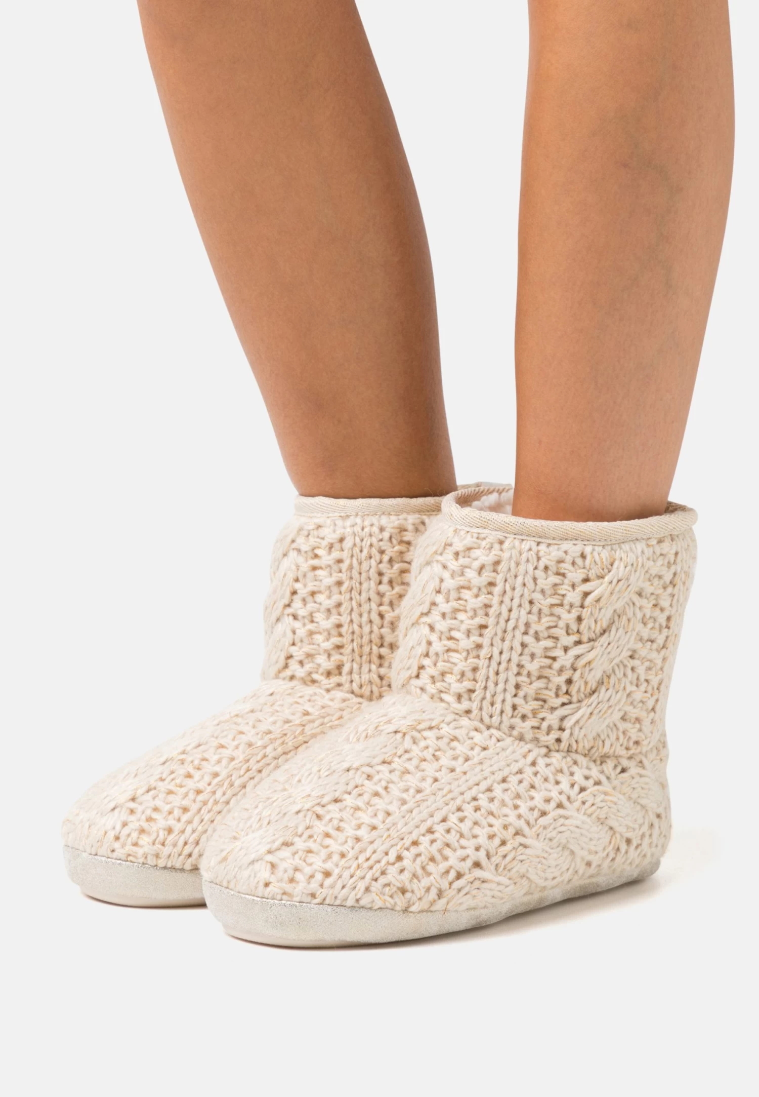 Anna Field Gold-Metallic Thread - Pantuflas - Gold-Coloured 3 Anna Field Gold-Metallic Thread - Pantuflas - Gold-Coloured