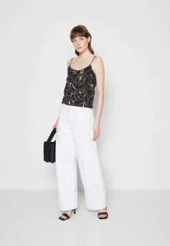 Anna Field Top - Black/White -Anna Field 689fc16adec4474992f7d8823bf535f7