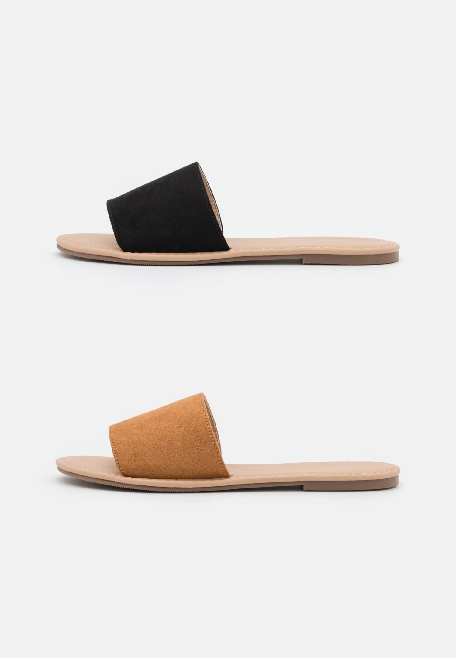 Anna Field 2 Pack - Sandalias Planas - Black/Cognac 4 Anna Field 2 Pack - Sandalias Planas - Black/Cognac - Imagen 2