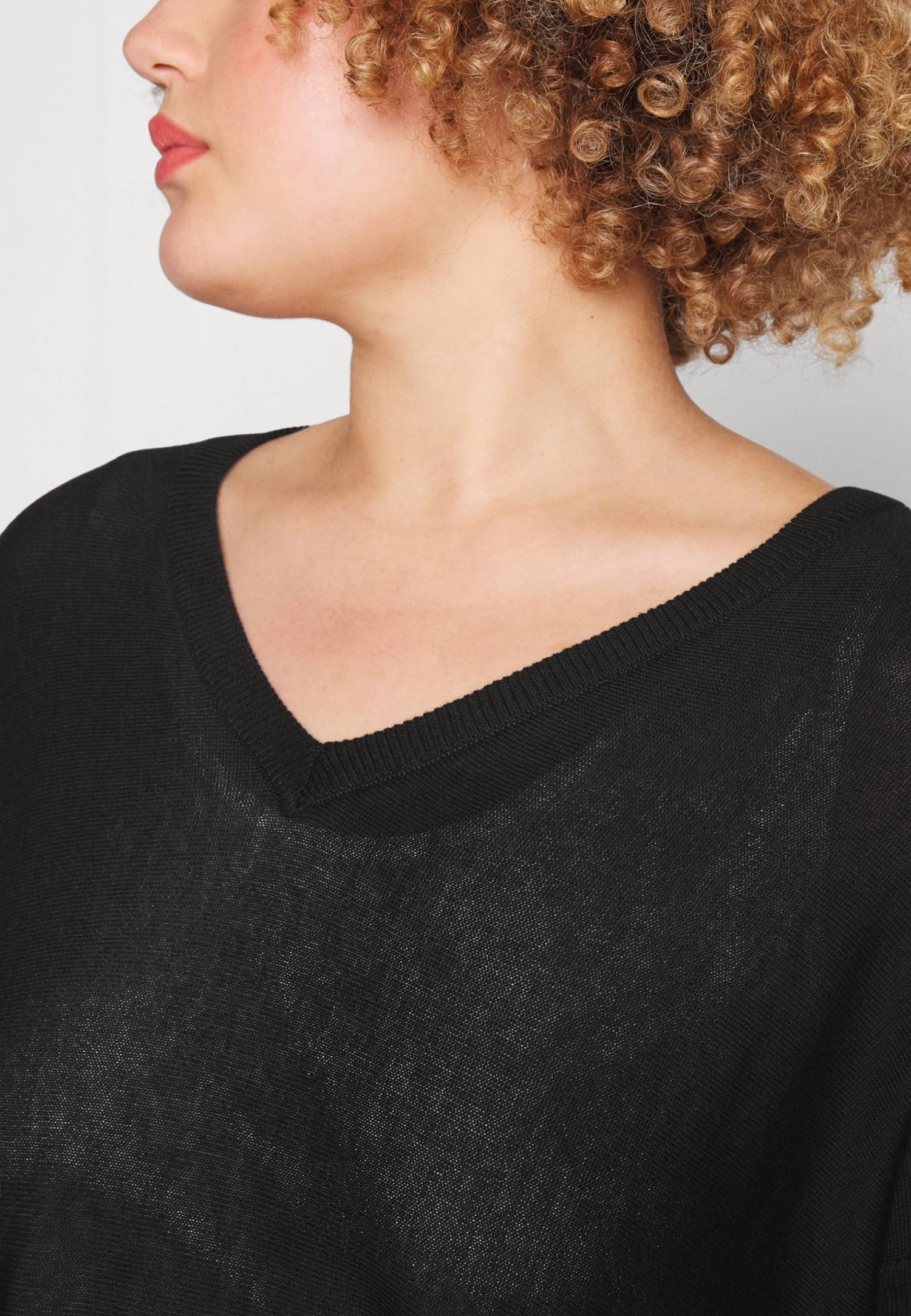 Plus Size - Jersey De Punto - Black 7 Plus Size - Jersey De Punto - Black - Imagen 5