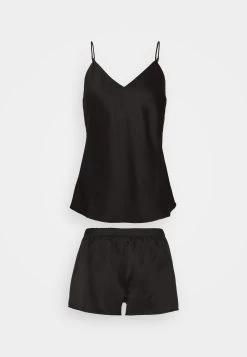 Anna Field Simple Satin Short Set - Pijama - Black -Anna Field 6cdc83e9cc234a4f86b638ff56d1ec4d