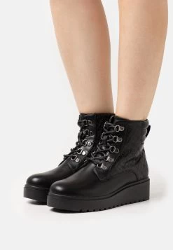 Anna Field Botines De Cuña - Black