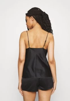 Anna Field Simple Satin Short Set - Pijama - Black -Anna Field 722ca56a9ee2439f909f606ecf6a7ffe