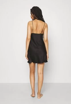 Anna Field Simple Satin Nightie - Camisón - Black -Anna Field 7d85babe3d6740eaa999df755abd1162