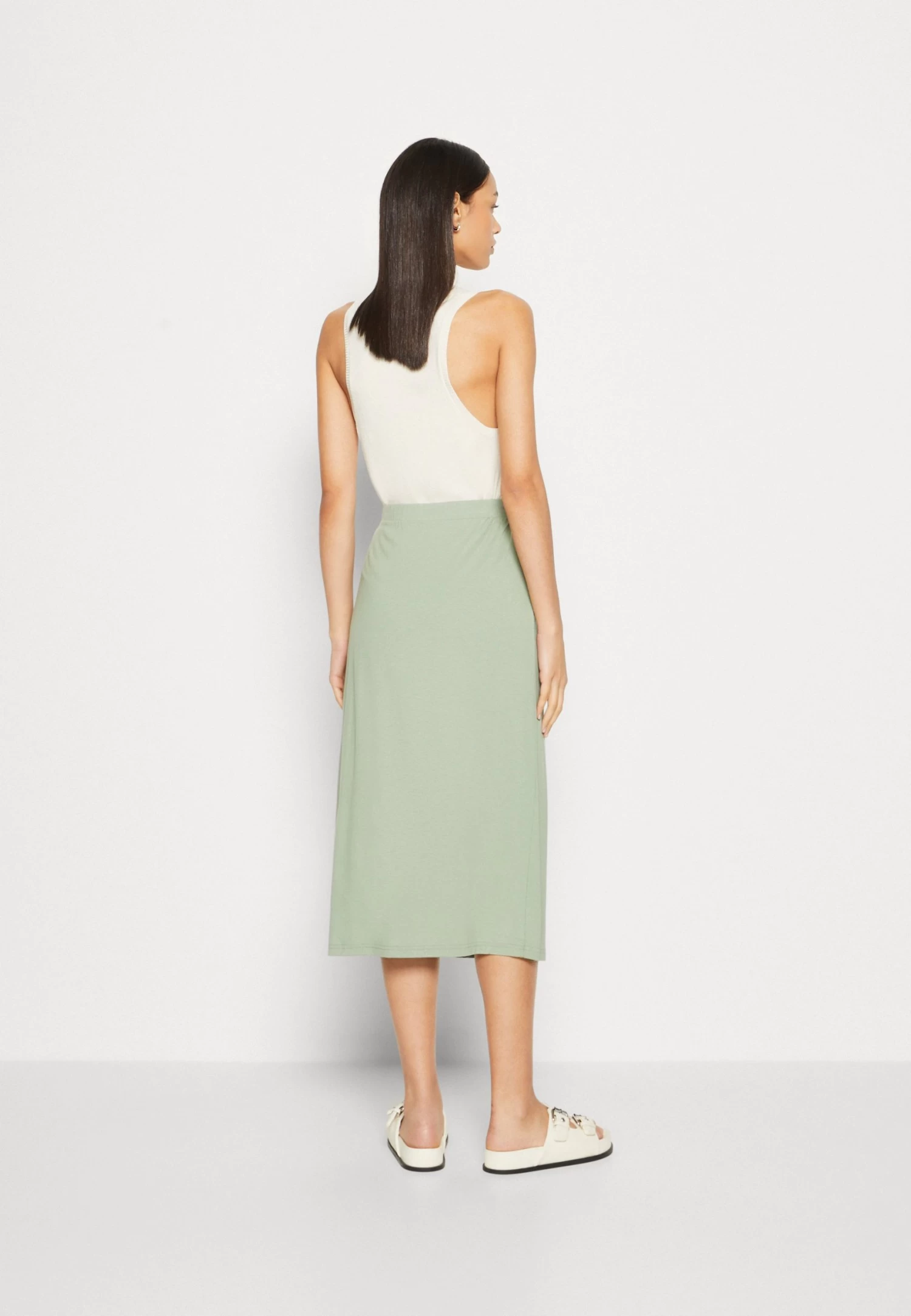 Anna Field Falda Cruzada - Light Green 5 Anna Field Falda Cruzada - Light Green - Imagen 3