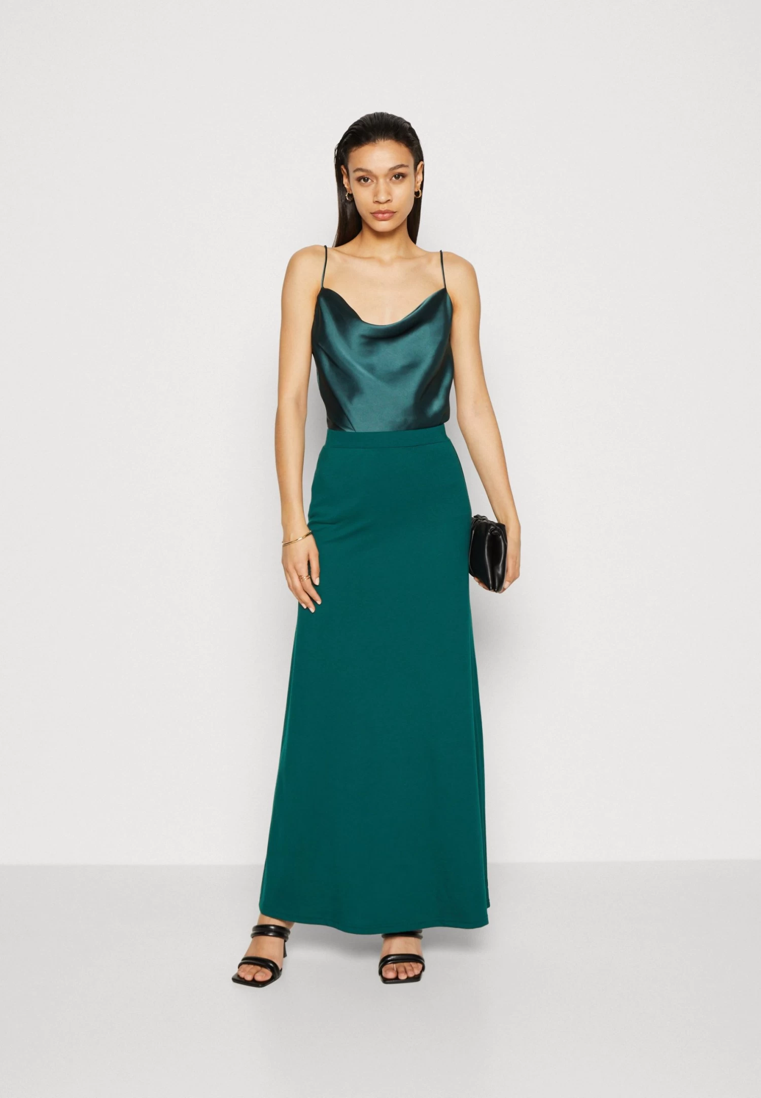Anna Field Falda Larga - Dark Green 4 Anna Field Falda Larga - Dark Green - Imagen 2