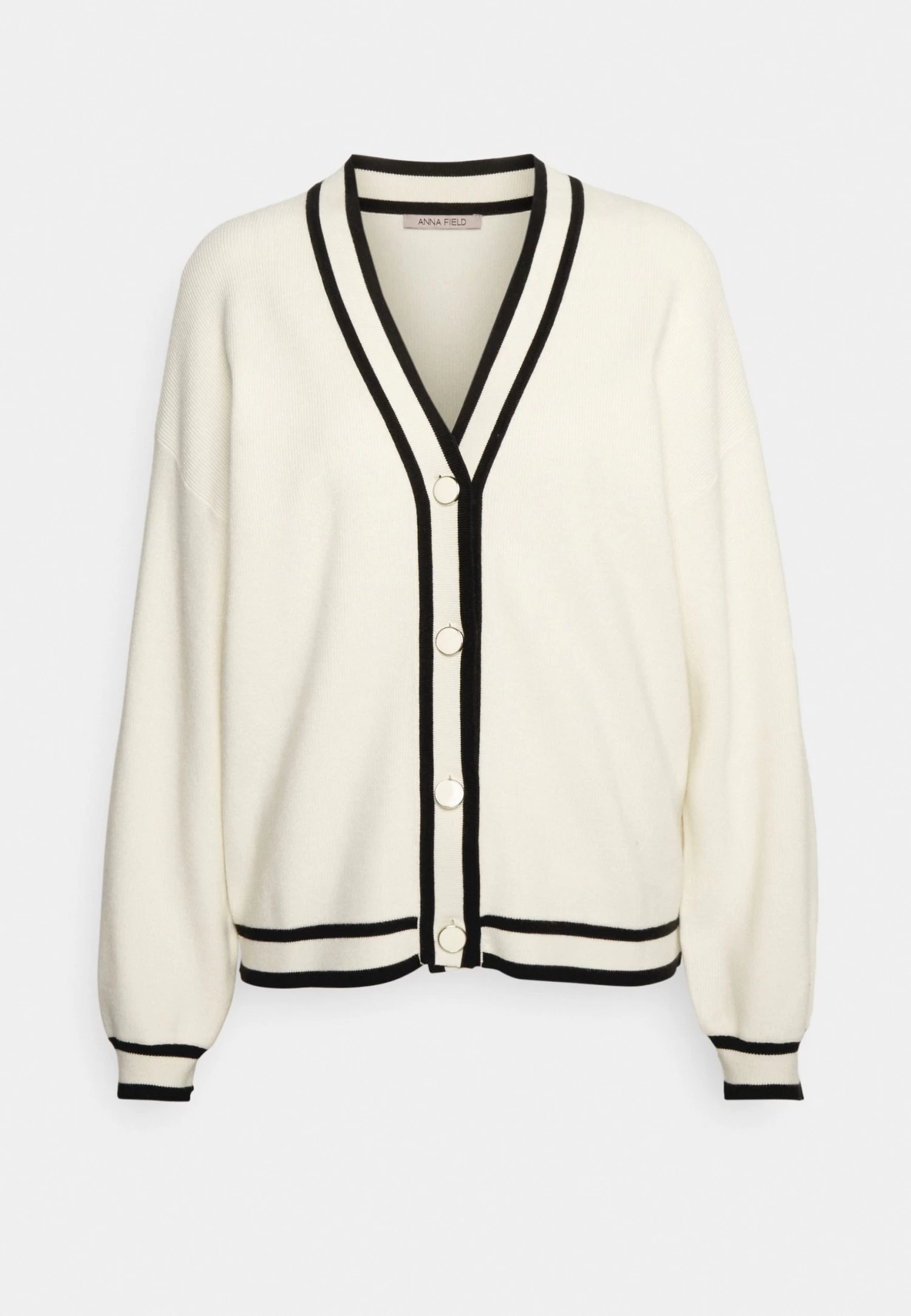 Anna Field Chaqueta De Punto - White/Black 6 Anna Field Chaqueta De Punto - White/Black - Imagen 4