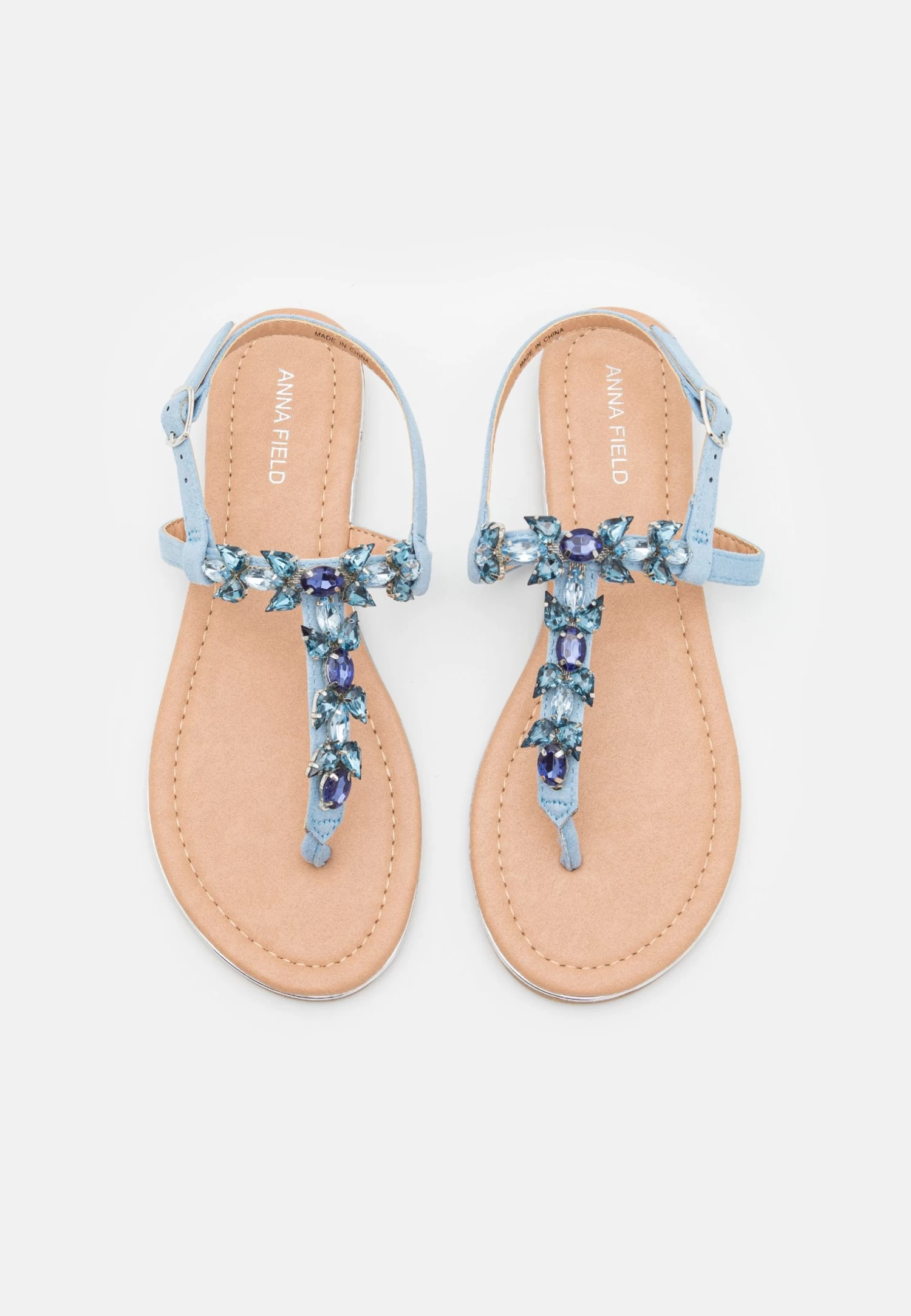 Anna Field Sandalias De Dedo - Light Blue 8 Anna Field Sandalias De Dedo - Light Blue - Imagen 6
