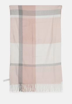 Anna Field Bufanda - Pink/Grey/Off-White