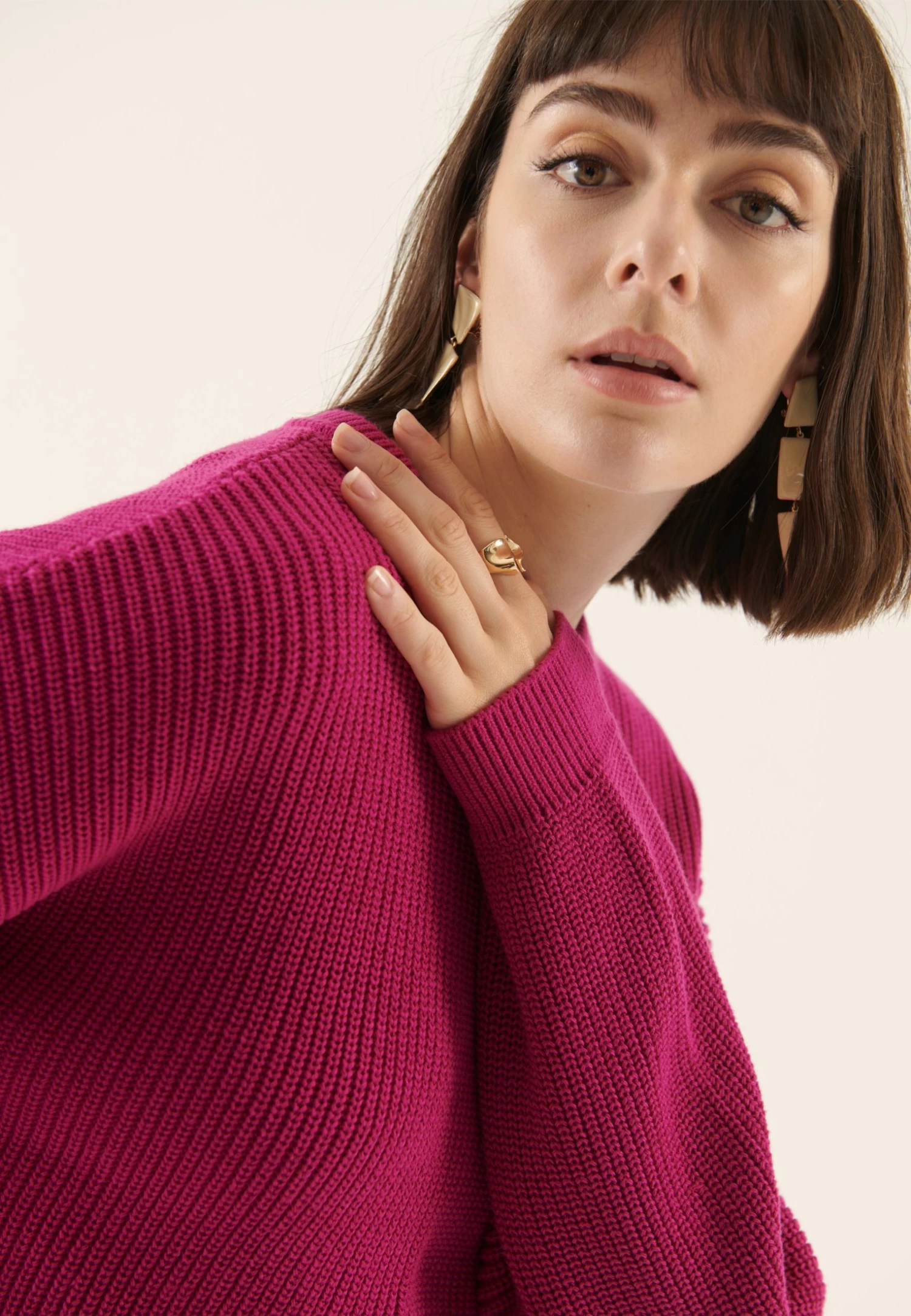 Anna Field Oversized - Jersey De Punto - Pink 8 Anna Field Oversized - Jersey De Punto - Pink - Imagen 6