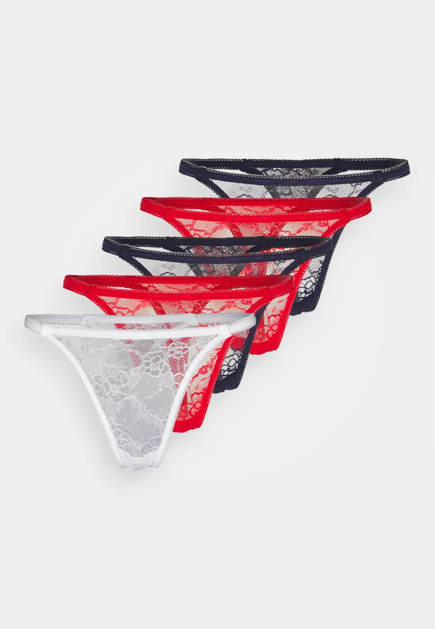 Anna Field 5 Pack - Tanga - Red/Blue/White 8 Anna Field 5 Pack - Tanga - Red/Blue/White - Imagen 6