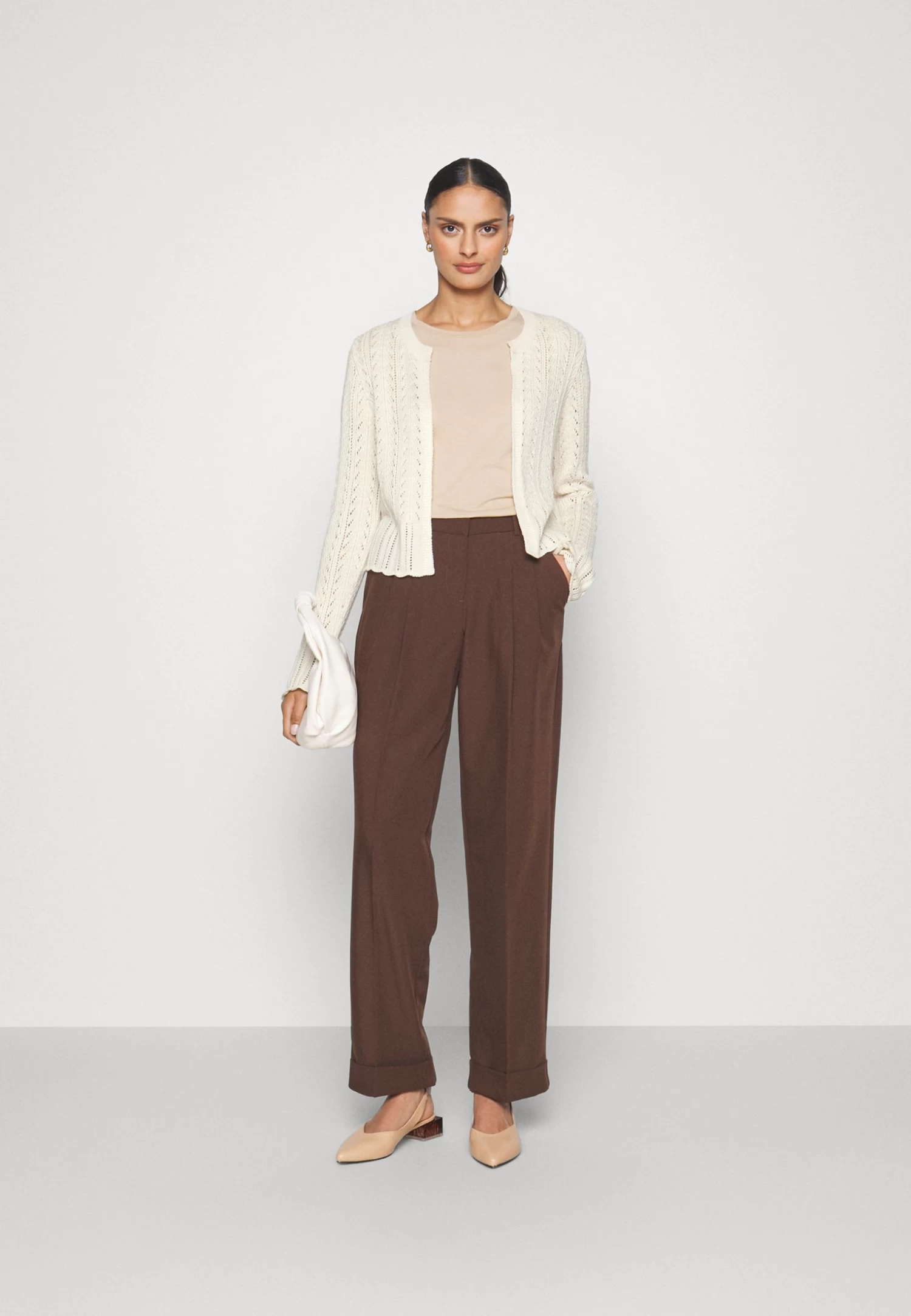 Anna Field Pointelle Bolero - Chaqueta De Punto -Offwhite 4 Anna Field Pointelle Bolero - Chaqueta De Punto -Offwhite - Imagen 2