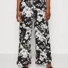 Anna Field Pantalones - Black/Off White -Anna Field 99b458ed2461453cbded30cabcf1748d