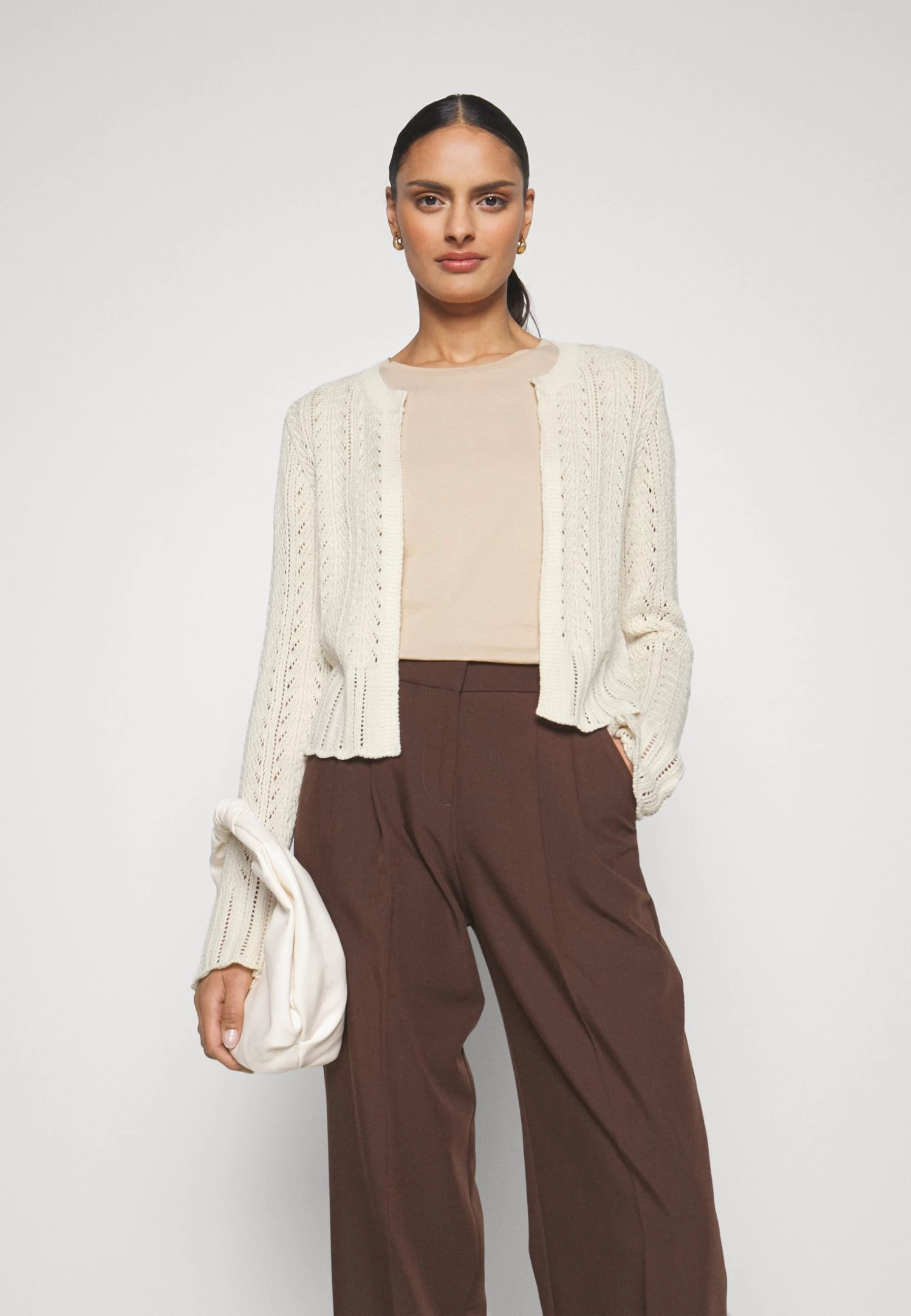 Anna Field Pointelle Bolero - Chaqueta De Punto -Offwhite 7 Anna Field Pointelle Bolero - Chaqueta De Punto -Offwhite - Imagen 5
