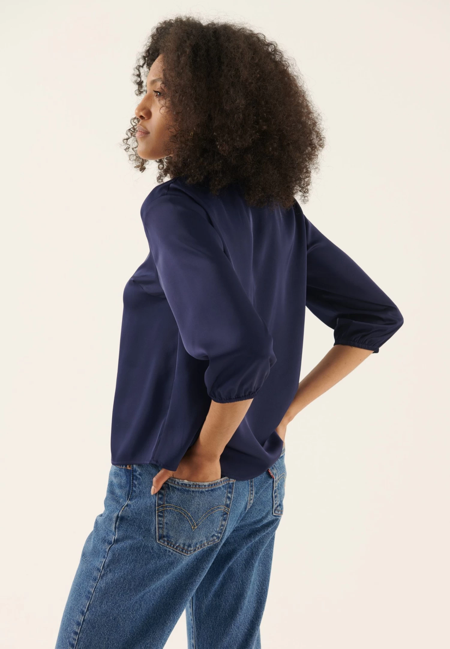 Anna Field Blusa - Dark Blue 5 Anna Field Blusa - Dark Blue - Imagen 3