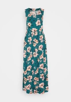 Anna Field Vestido Largo - Dark Green/Pink -Anna Field a73ea3f57bac494981bebf50dc4aeb2e